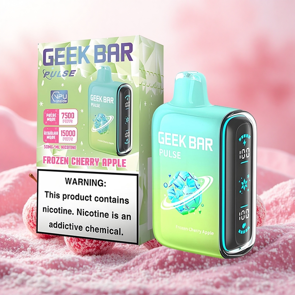 GEEK BAR Pulse 15000 Puffs Vape Descartável Edição Congelada atacado brasileiro