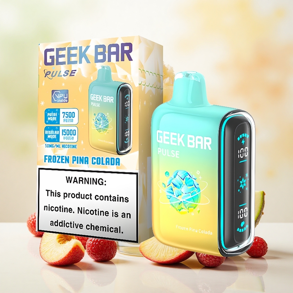 GEEK BAR Pulse 15000 Puffs Vape Descartável Edição Congelada atacado brasileiro