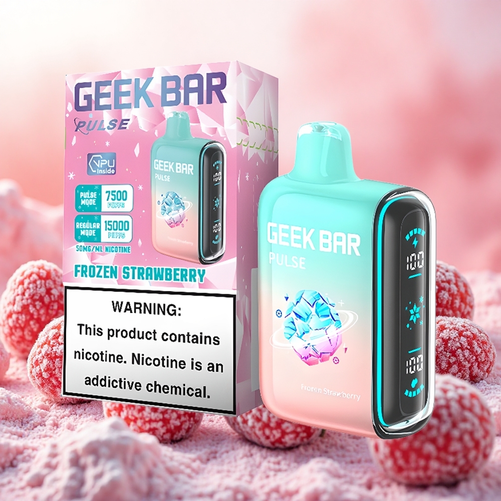 GEEK BAR Pulse 15000 Puffs Vape Descartável Edição Congelada atacado brasileiro