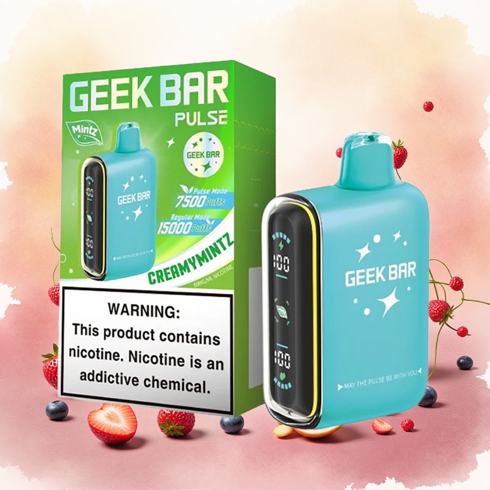 GEEK BAR Pulse 15000 Puffs Vape Descartável Edição Hortelã atacado brasileiro