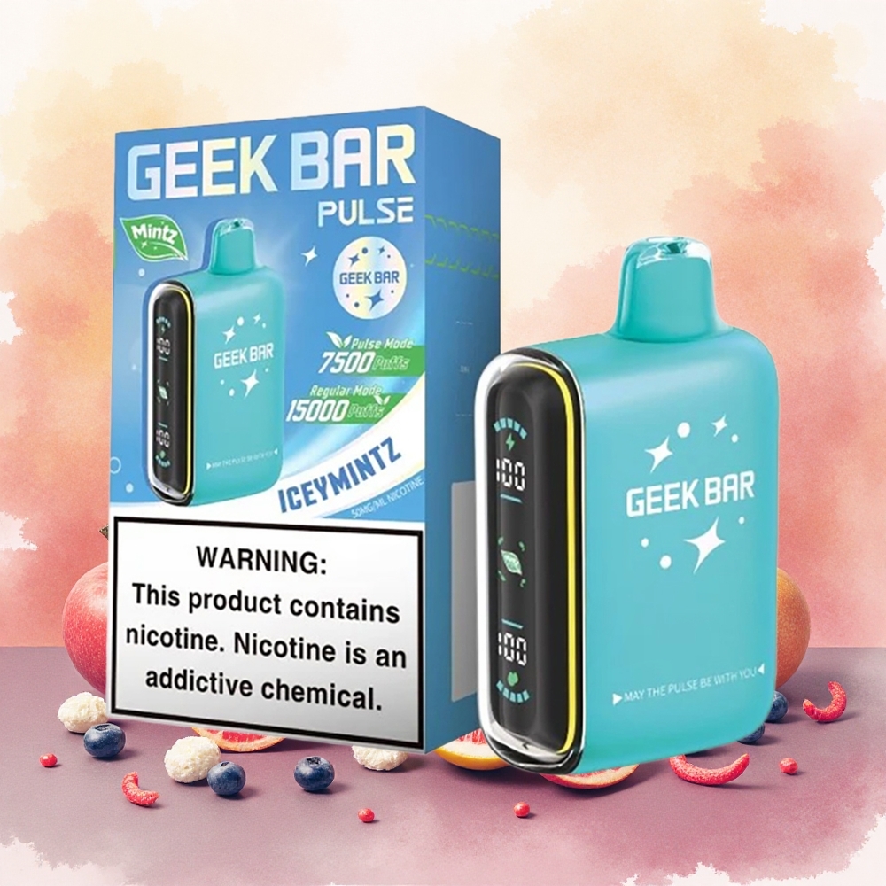 GEEK BAR Pulse 15000 Puffs Vape Descartável Edição Hortelã atacado brasileiro