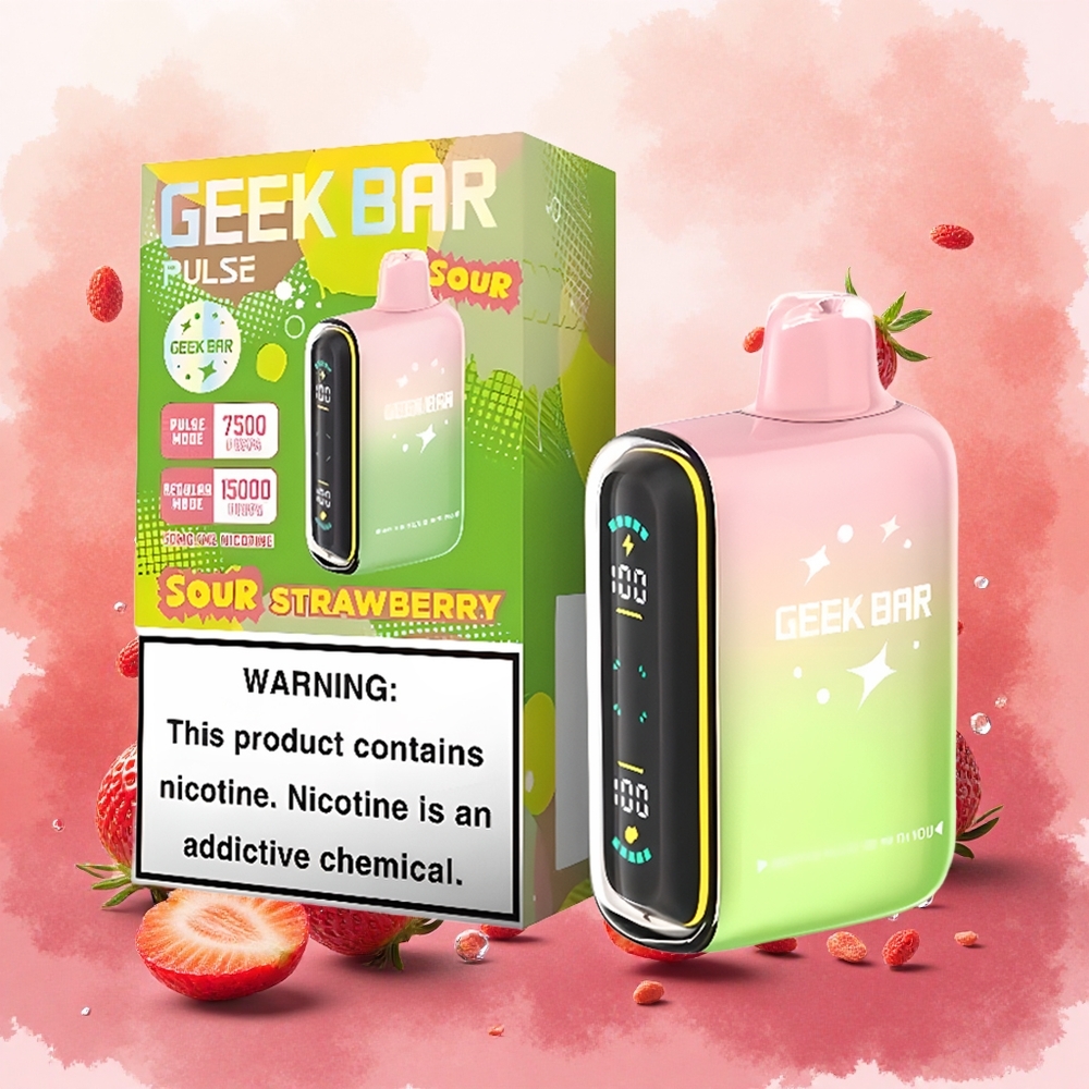 GEEK BAR Pulse 15000 Puffs Vape Edição Azeda atacado brasileiro