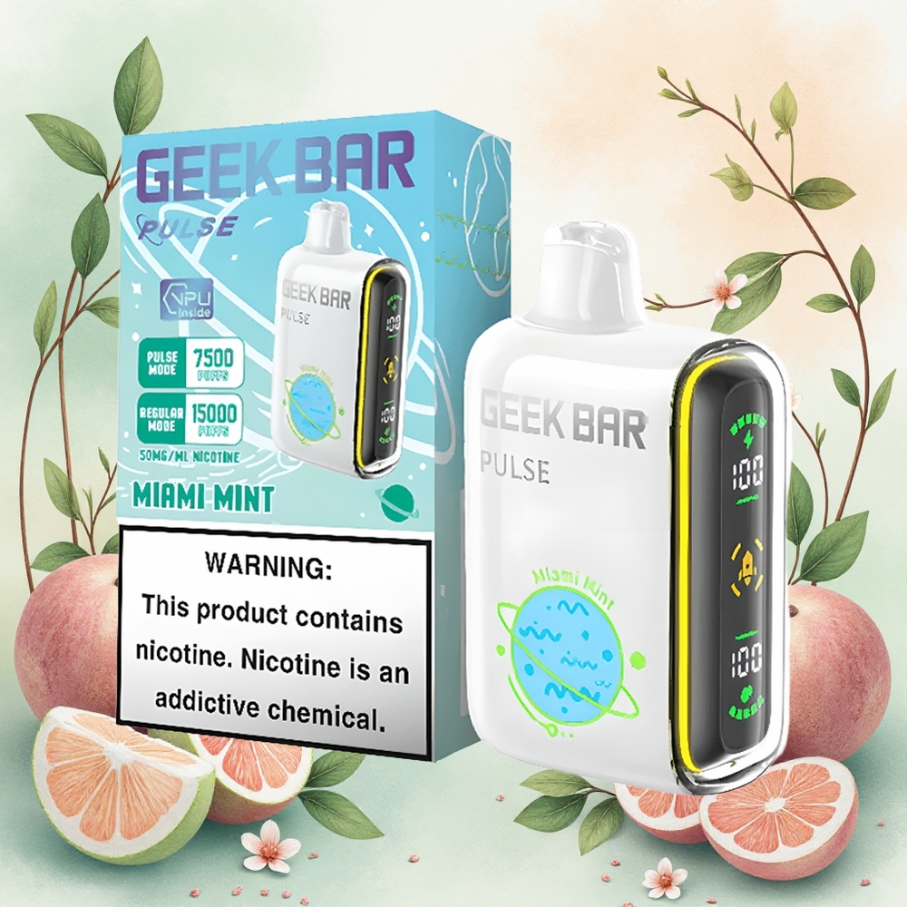 GEEK BAR Pulse 15000 Puffs Vape Planet Edition 16ML 5 USB-C atacado brasileiro