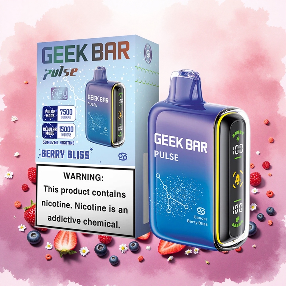 GEEK BAR Pulse 15000 Puffs Zodíaco Edição Atacado Brasileiro 16ML 5 USB-C