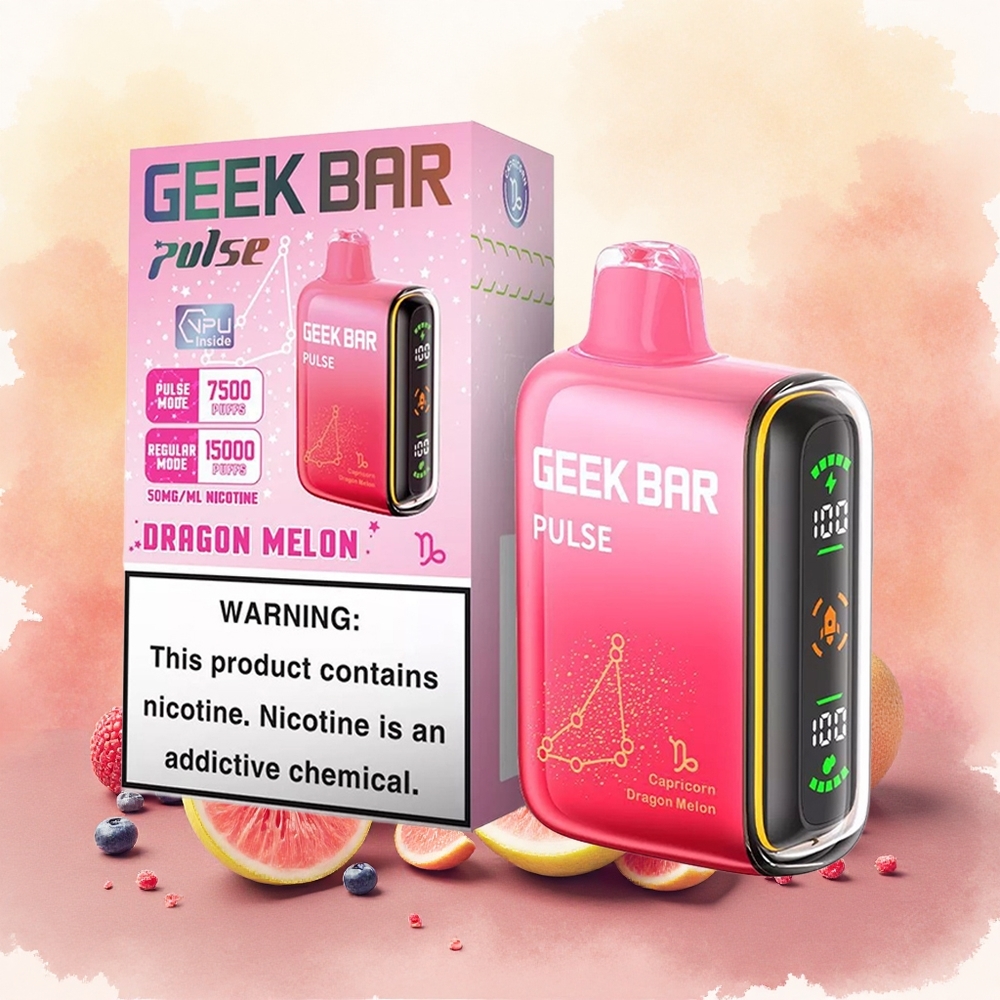 GEEK BAR Pulse 15000 Puffs Zodíaco Edição Atacado Brasileiro 16ML 5 USB-C