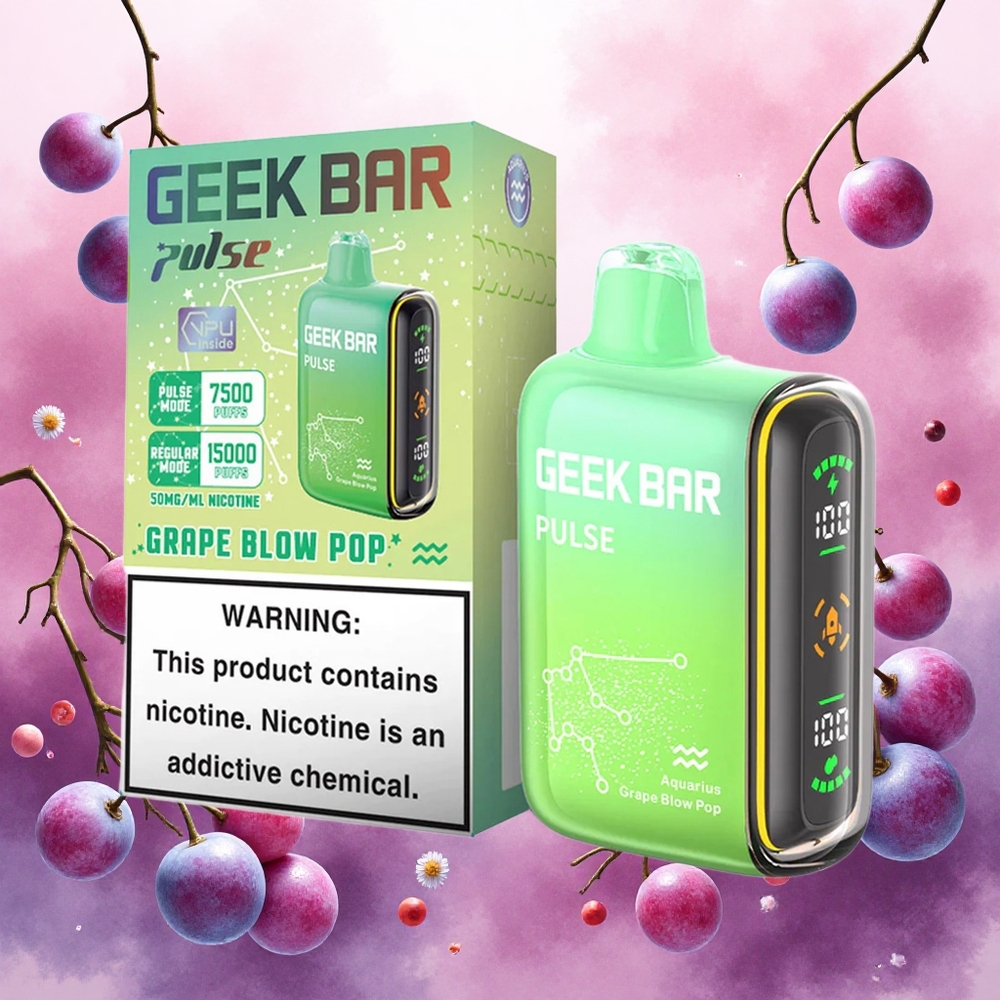 GEEK BAR Pulse 15000 Puffs Zodíaco Edição Atacado Brasileiro 16ML 5 USB-C