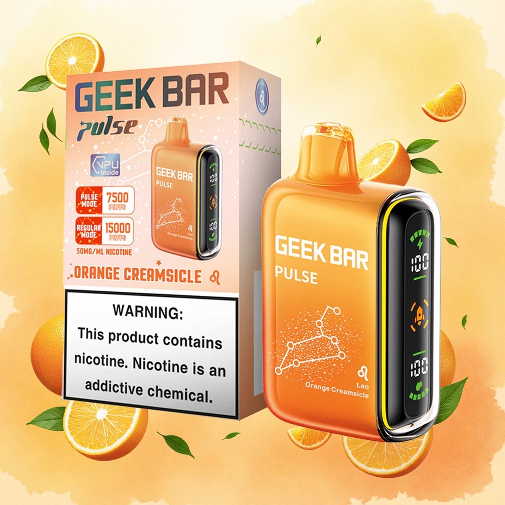 GEEK BAR Pulse 15000 Puffs Zodíaco Edição Atacado Brasileiro 16ML 5 USB-C