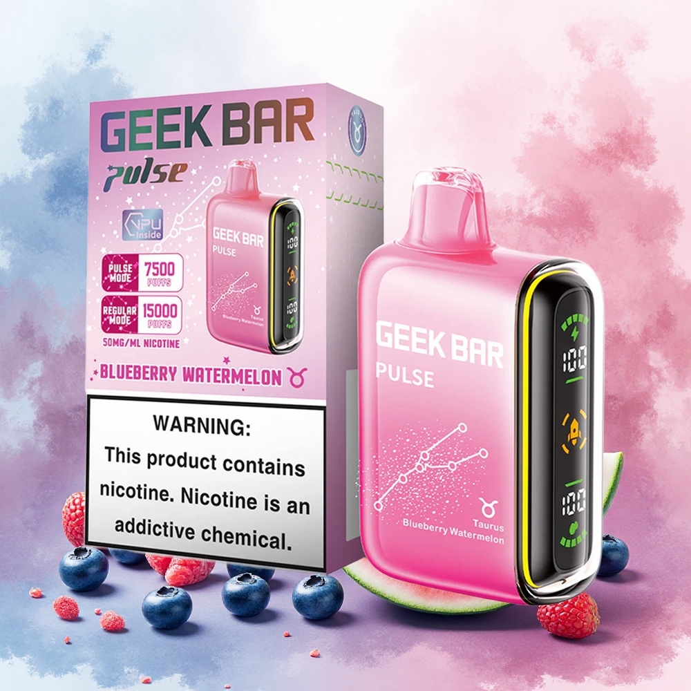 GEEK BAR Pulse 15000 Puffs Zodíaco Edição Atacado Brasileiro 16ML 5 USB-C