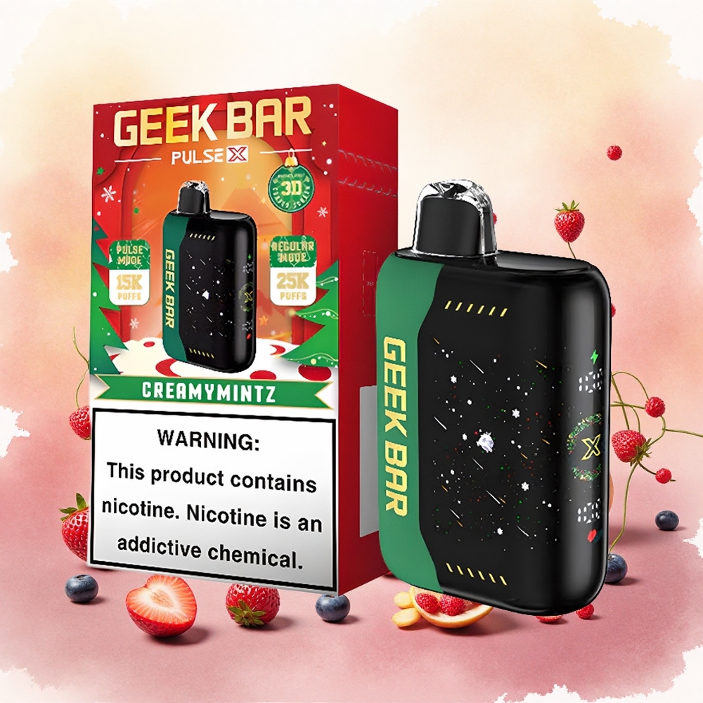 GEEK BAR Pulse X 25000 Puffs Vape Descartável Edição Natal atacado brasileiro