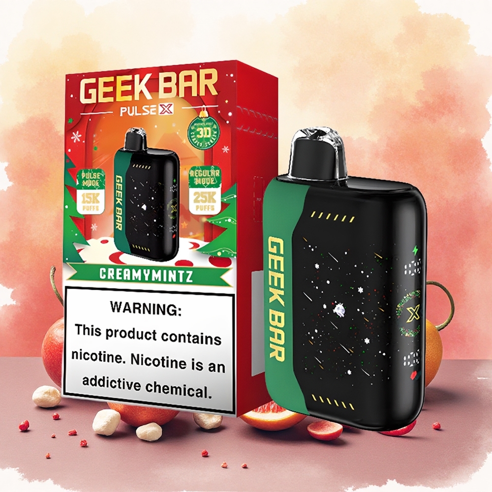 GEEK BAR Pulse X 25000 Puffs Vape Descartável Edição Natal atacado brasileiro