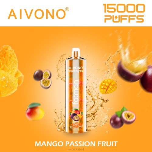 Aivono FATMAN 15.000 manga, maracujá 086J19 - Aivono Vape Brasil
