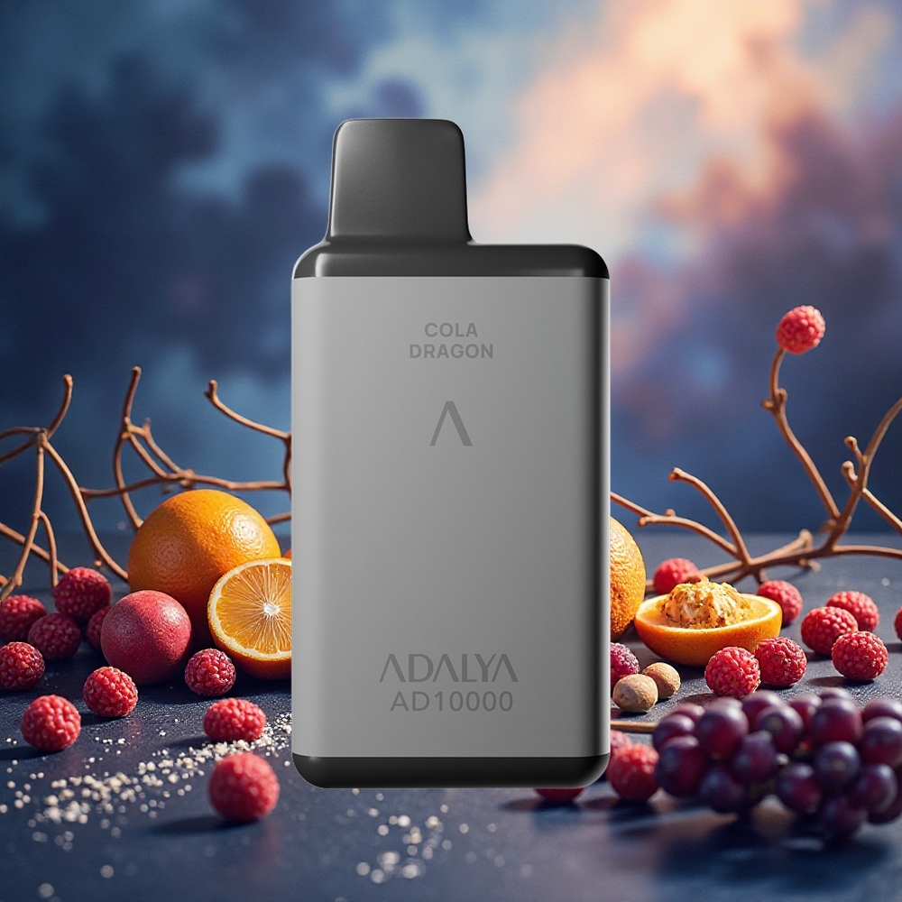 Adalya AD 10000 Puffs Descartável Vape Noite em Berlim Cinza Espacial atacado brasileiro