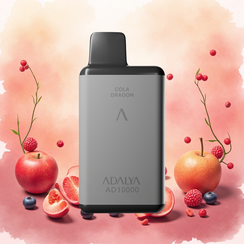 Adalya AD 10000 Puffs Vape Descartável Mi Amor - Cinza Espacial, atacado brasileiro