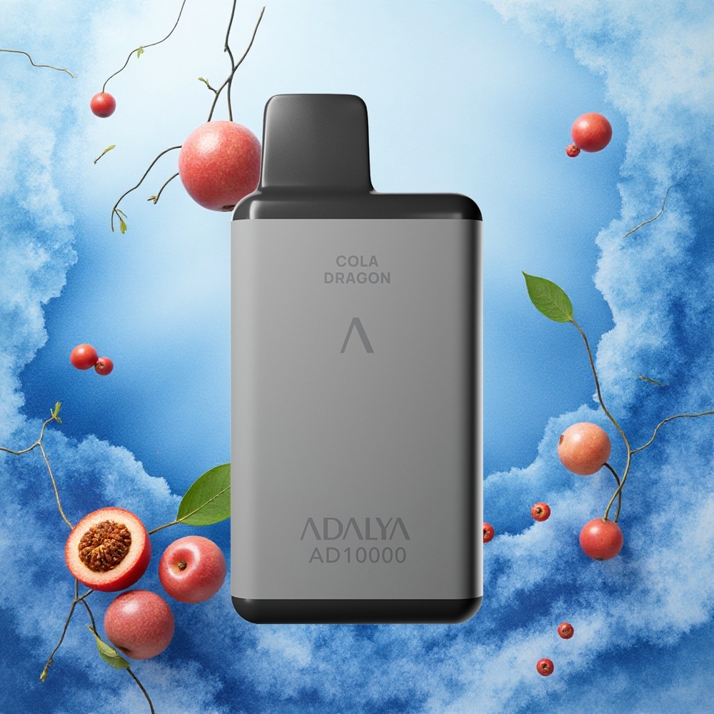Adalya AD 10000 Puffs Vape Descarte Gelado Azul, 14ml e-Cristal, 2% Nicotina, atacado brasileiro