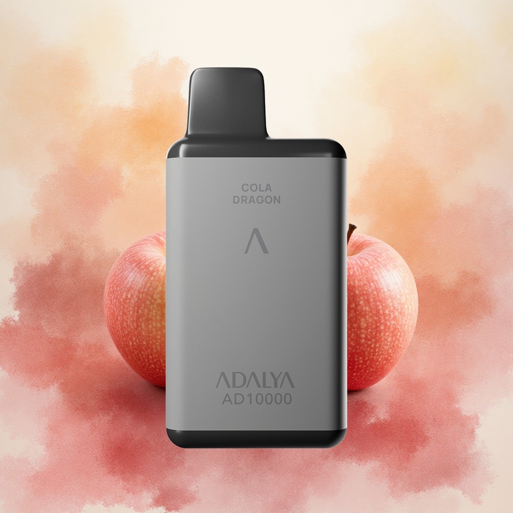 Adalya AD 10000 Puffs Vaporizador Descartável As Duas Maçãs, Recarregável USB-C, 14 ml, atacado brasileiro