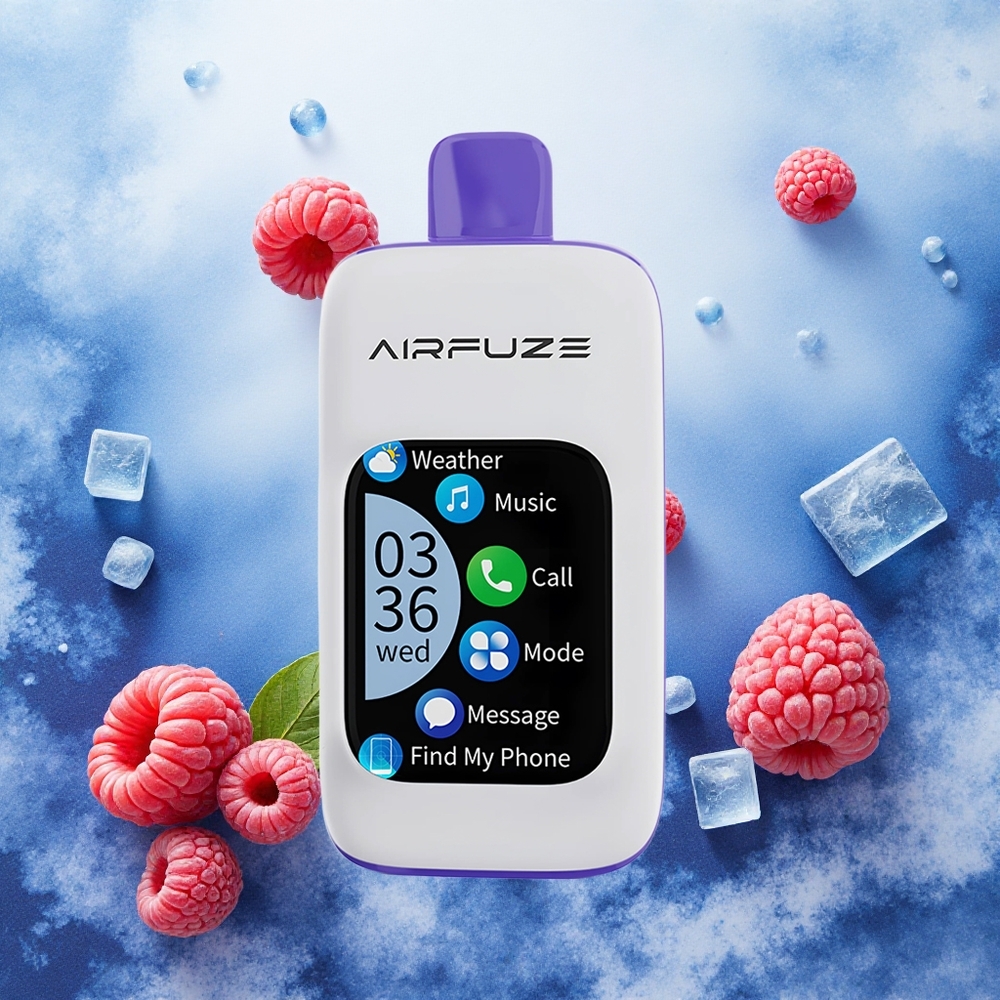 AirFuze Smart Pro 40000 Puffs Rechargeável 900mAh Blueberry Framboesa Gelo atacado brasileiro