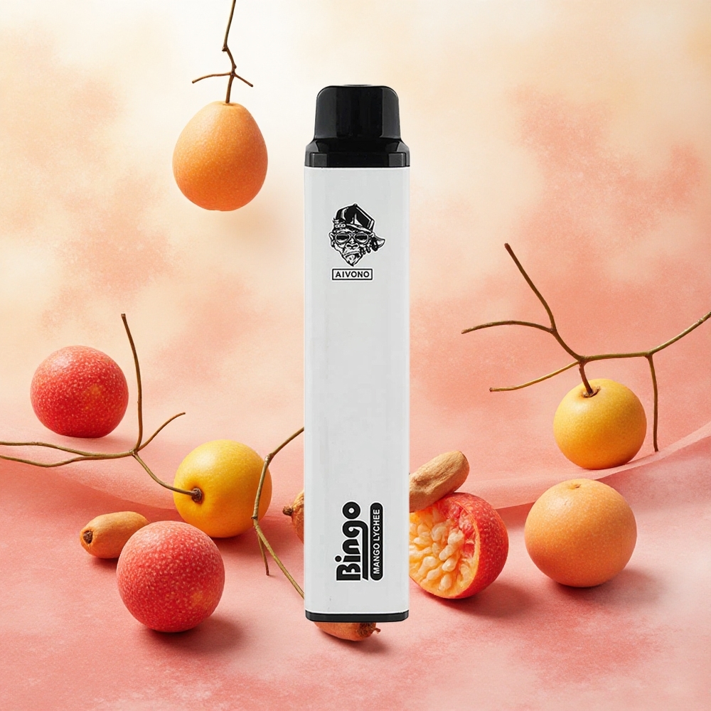 Aivono Aim Bingo 4000 Puffs Vape Descartável Manga Lichia 10mL 1000mAh atacado brasileiro