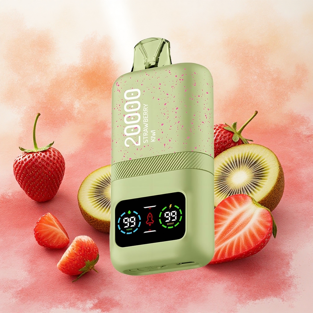 Aivono AIM MAGIC 20000 Puffs Vape Descartável Morango-Kiwi 26ml Recarregável Type-C atacado brasileiro