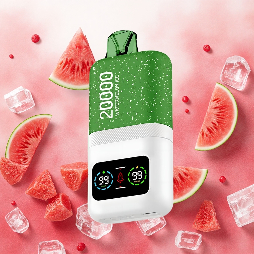 Aivono Aim Magic 20000 Puffs Vaporizador Descartável Melancia Gelo com Bateria 600mAh e Tipo-C Recarregável atacado brasileiro