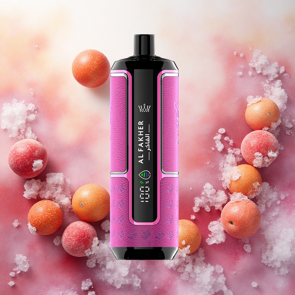 Al Fakher Crown Bar 15K Hypermax Atacado Brasileiro Vape Kit Luch Ice com 22ml e 15.000 Tragadas