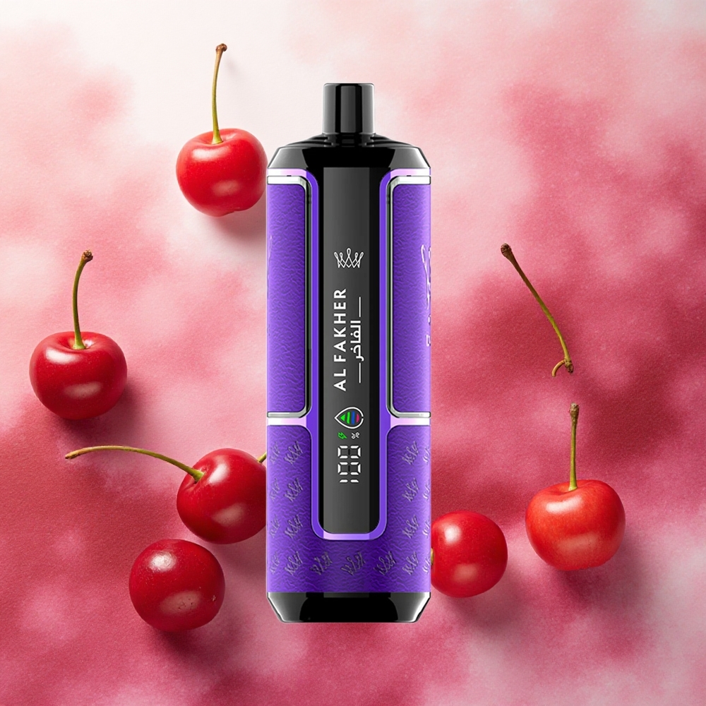 Al Fakher Crown Bar 15K Hypermax Descartável Kit Vape Cereja Fiesta 22ml 600mAh Type-C atacado brasileiro