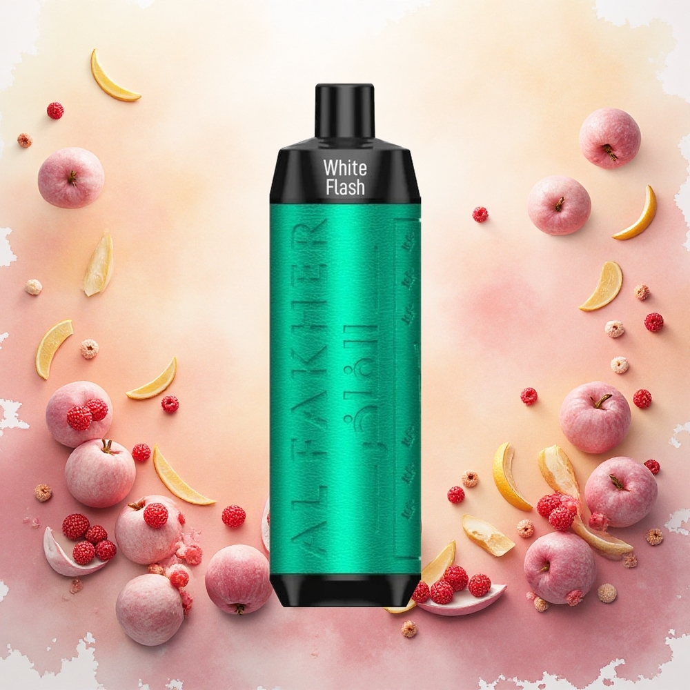 Al Fakher Crown Bar 8000 Crystal Vape Descartável Flash Branco atacado brasileiro