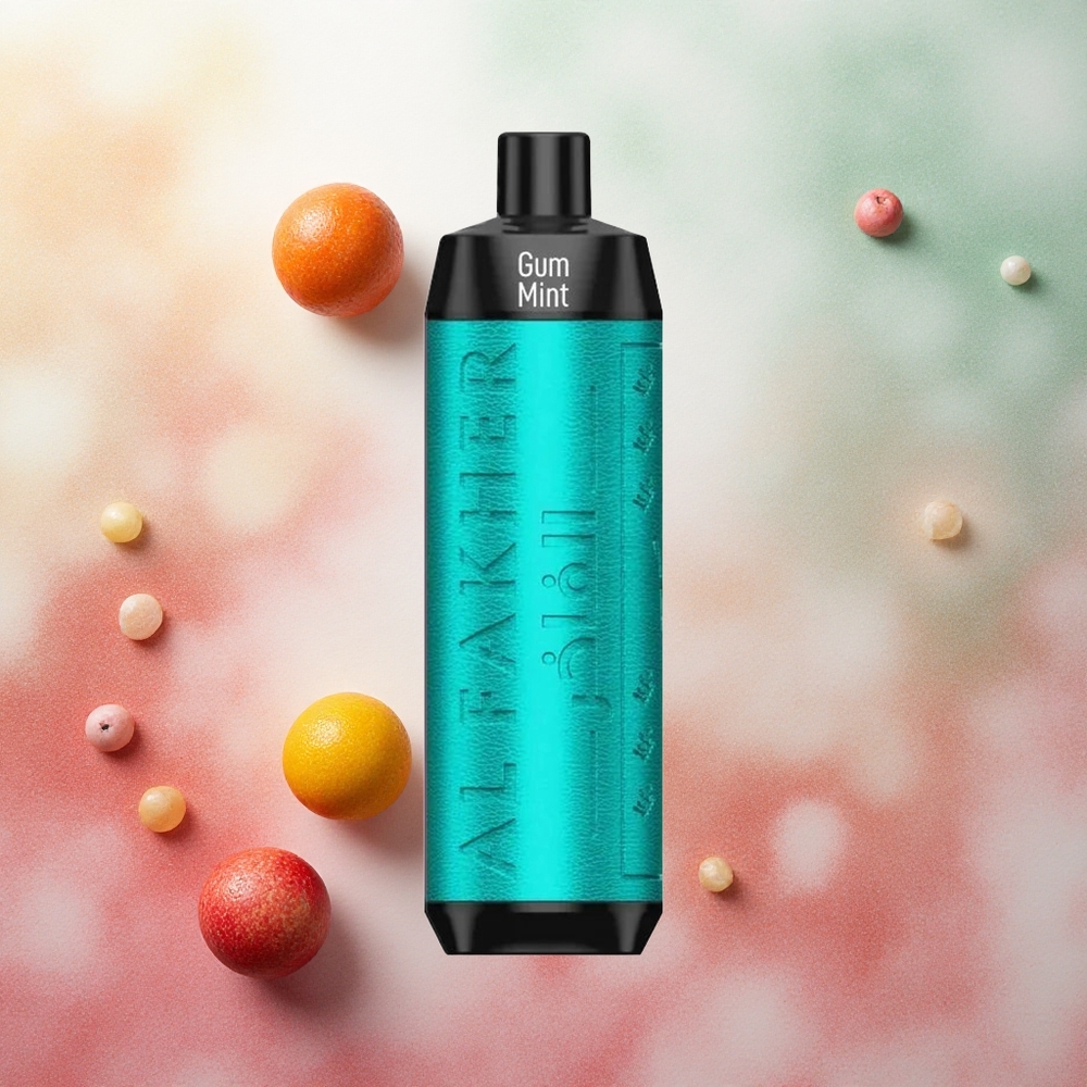 Al Fakher Crown Bar 8000 Cristal Descartável Goma Hortelã 18ml 8000 Puffs atacado brasileiro