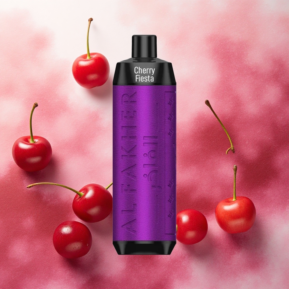 Al Fakher Crown Bar 8000 Crystal Descartável Cereja Fiesta 18ml 8000 Puffs atacado brasileiro