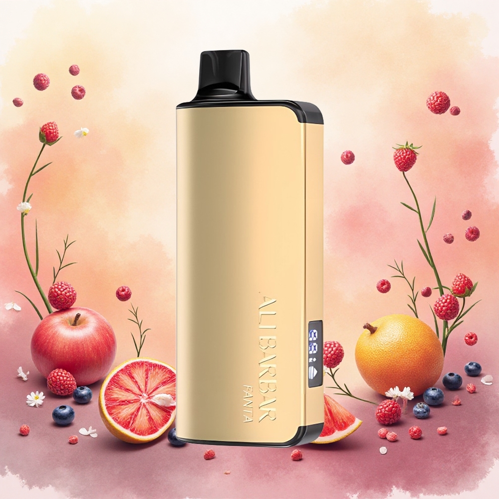 Alibarbar Ingot 9000 Puffs Descartável Vape Fanta 22ml 2350mah atacado brasileiro