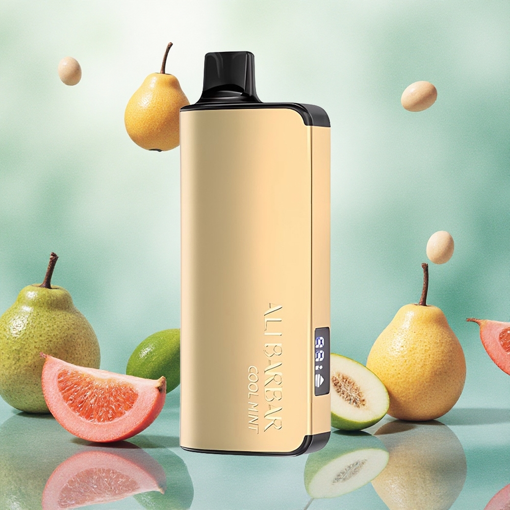 Alibarbar Ingot 9000 Puffs Vape Descartável Menta Refrescante 22ml 2350mAh atacado brasileiro