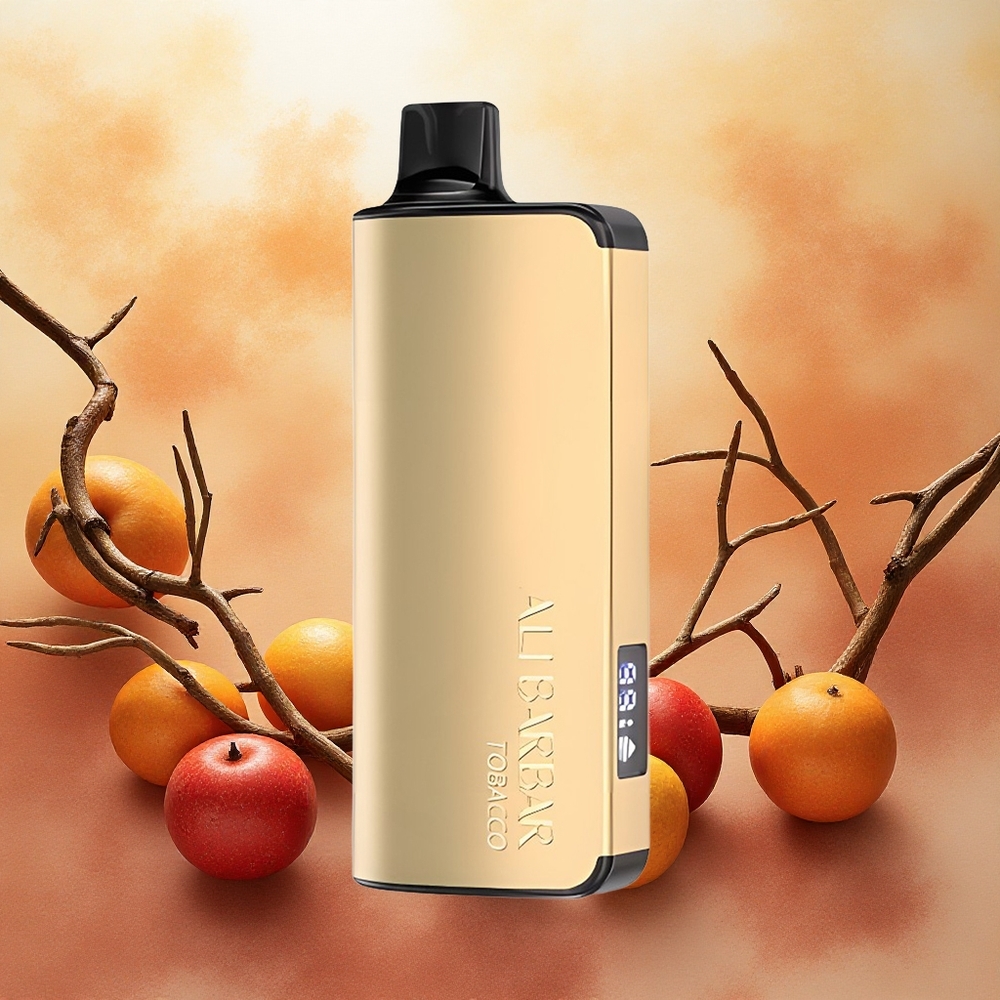 Alibarbar Ingot 9000 Puffs Vape Descartável Tabaco com 22ml de Líquido e Bateria 2350mah - Atacado Brasileiro