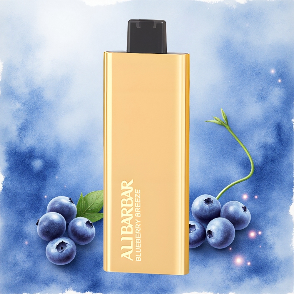 Alibarbar Pandora 7000 Puffs Vape Descartável Brisa de Mirtilo 17ml atacado brasileiro
