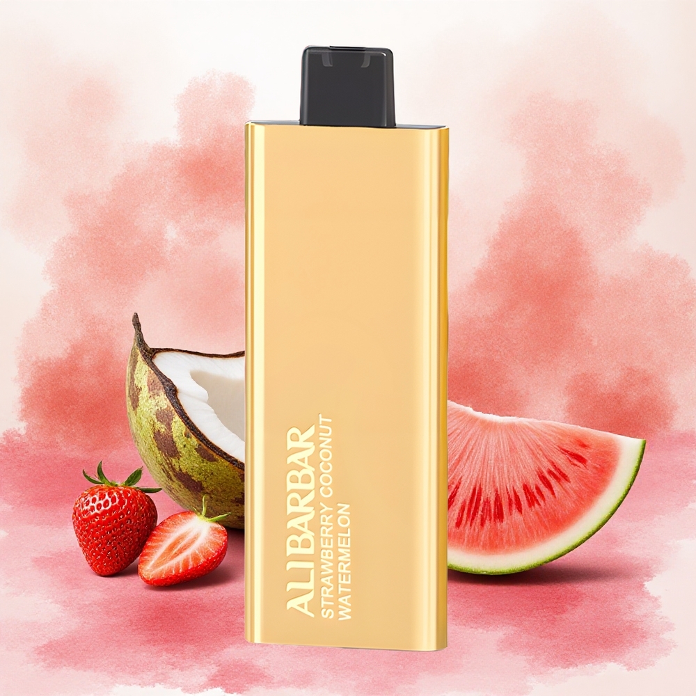 Alibarbar Pandora 7000 Puffs Vape Descartável Morango Coco Melancia 17ml atacado brasileiro