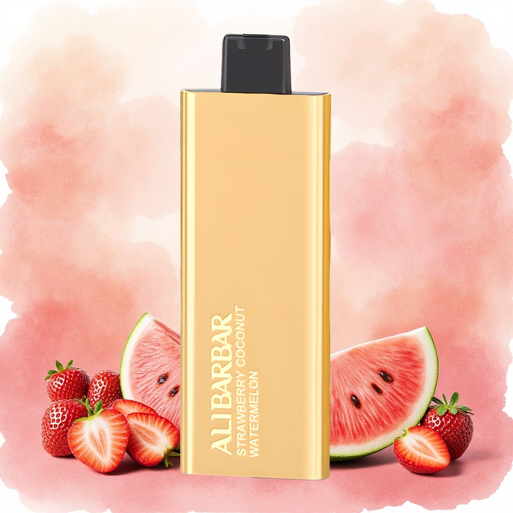 Alibarbar Pandora 7000 Puffs Vape Descartável Morango Coco Melancia atacado brasileiro