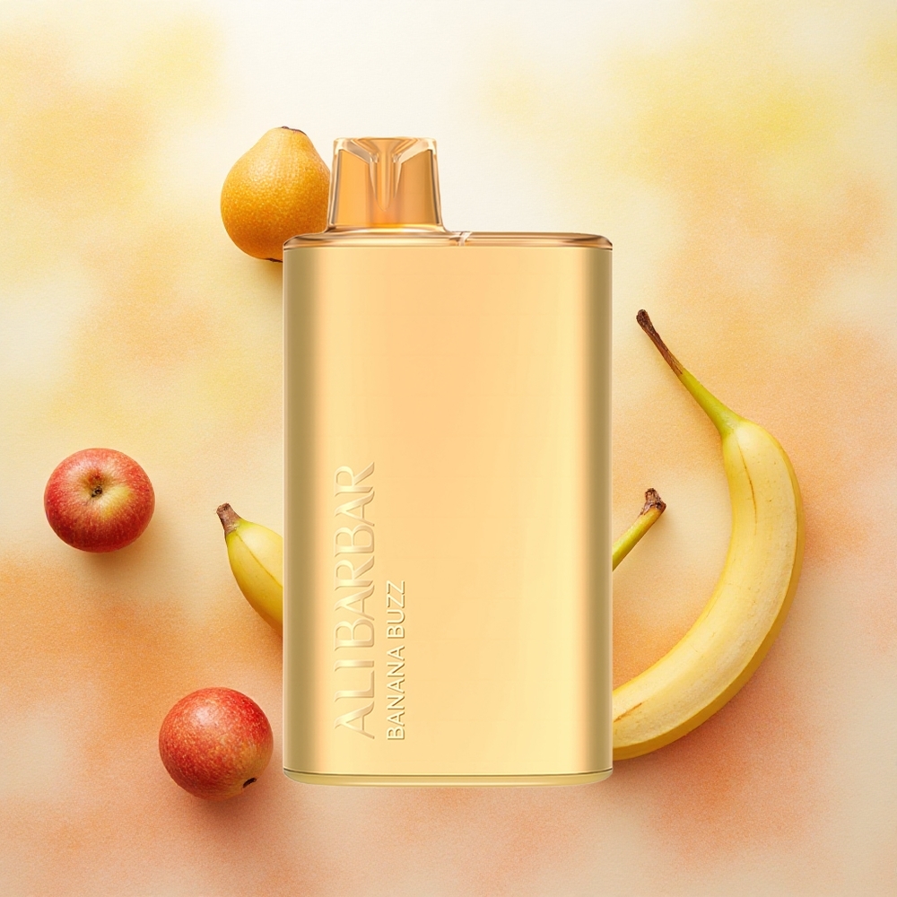 Alibarbar Rich 8000 Puffs Vape Descartável Banana Buzz - 20ml & 8000 Puffs - atacado brasileiro