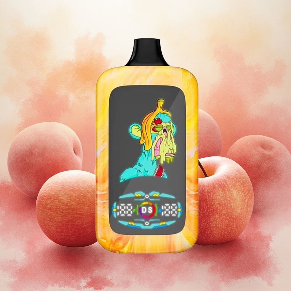 Fumot Digital Monkey 20000/40000 Descartável Vape Maçã Dupla com 40000 Puffs e Dual Mesh Coil - Atacado Brasileiro