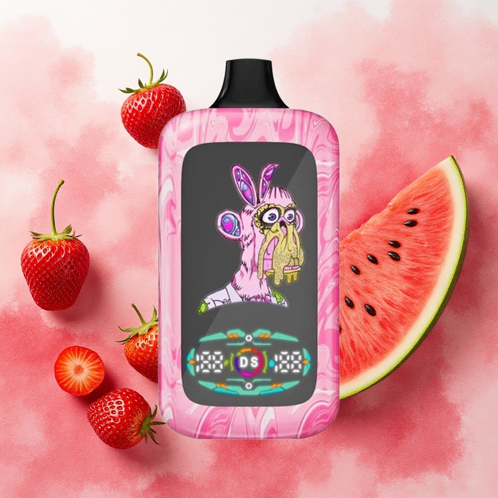Fumot Digital Monkey 20000/40000 Vape Descartável Morango Melancia atacado brasileiro com 40000 Puffs e Bateria 850 MAH