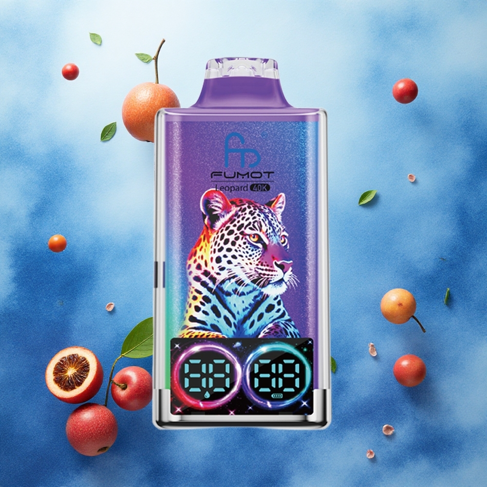Fumot Leopard 40K Puffs Vape Descartável Mr Azul Dual Mesh 0% 2% 3% 5% Nicotina atacado brasileiro