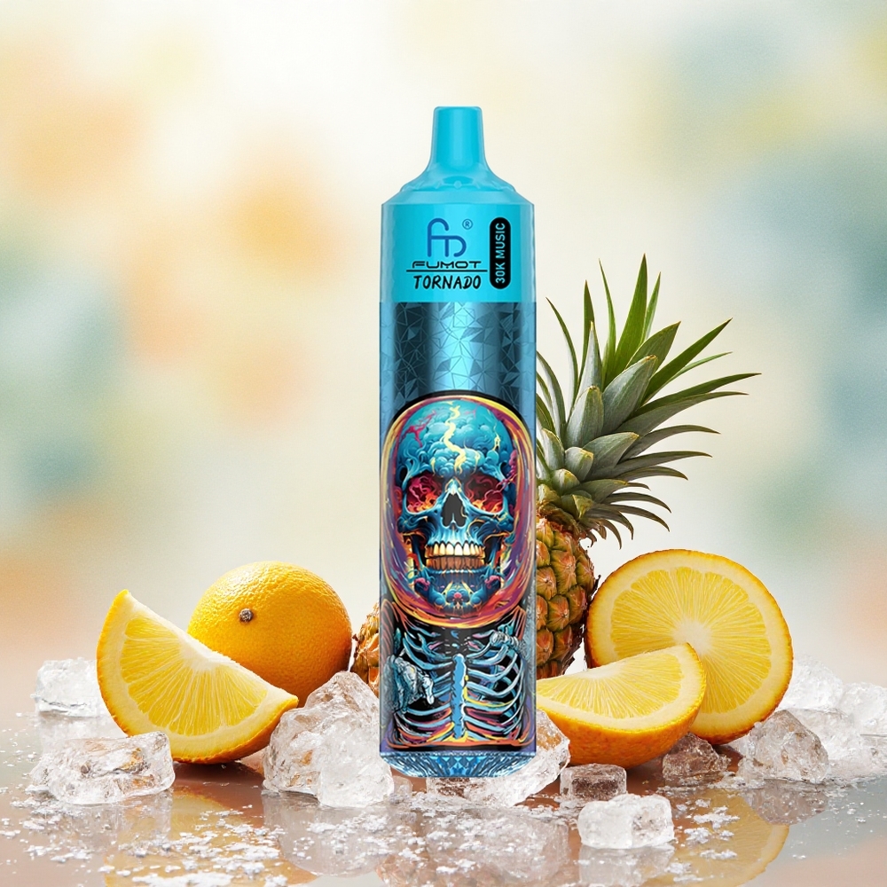 Fumot RandM Tornado 30000 Puffs Atacado Brasileiro - 30mL Pré-carregado, 2% 5% Nicotina Nicotina, Gelo Abacaxi