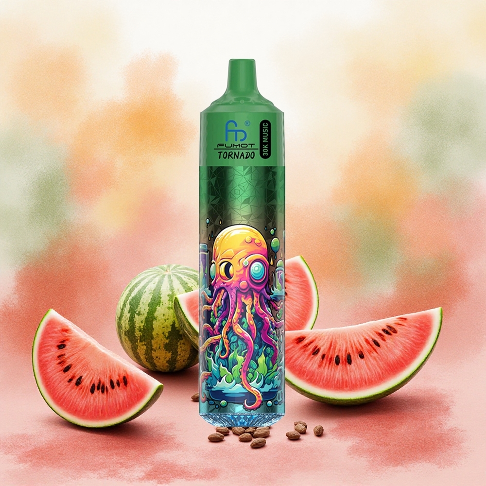 Fumot RandM Tornado 30000 Puffs Atacado Brasileiro – 30mL Pré-carregado, 2% 5% Nicotina Nicotina, Sabor Melancia Melão