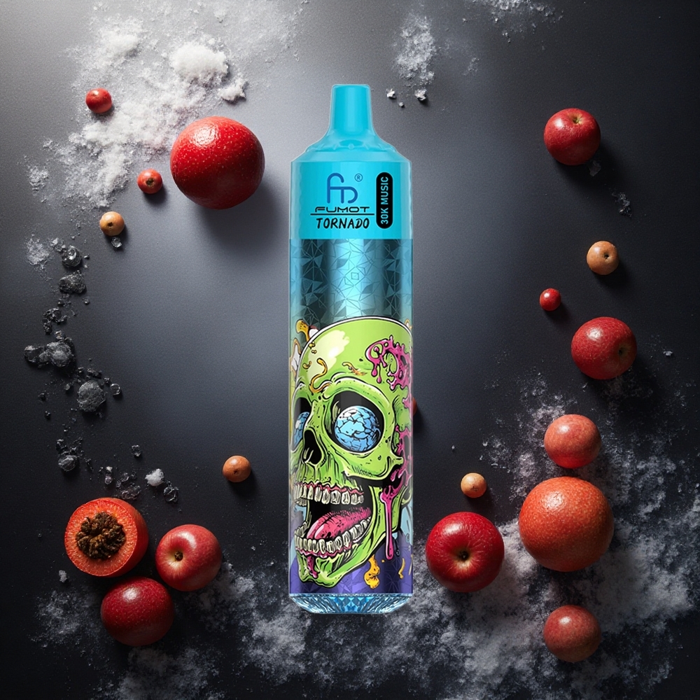 Fumot RandM Tornado 30000 Puffs Vape Descarga Negra 30mL 2% 5% Nicotina Nicotina atacado brasileiro