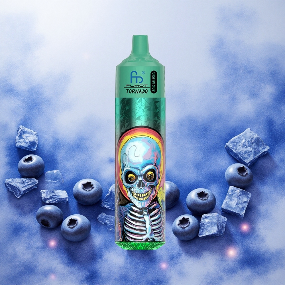 Fumot Randm Tornado 30000 Puffs Vape Descartável Blueberry Ice atacado brasileiro