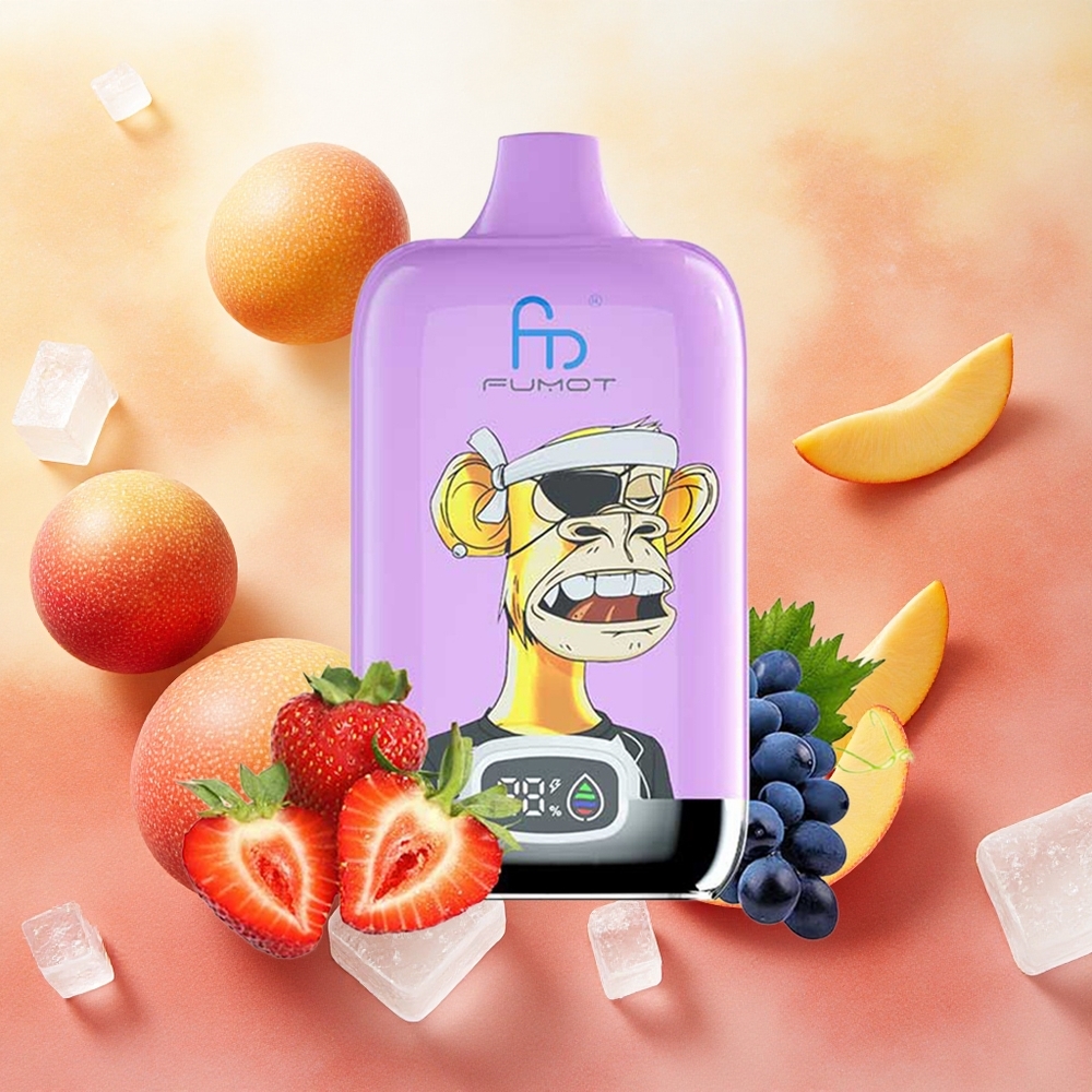 Fumot Tornado Digital Box 12000 Puffs Vape Descarga Manga Gelo 20ml Bateria Recarregável 550mAh atacado brasileiro