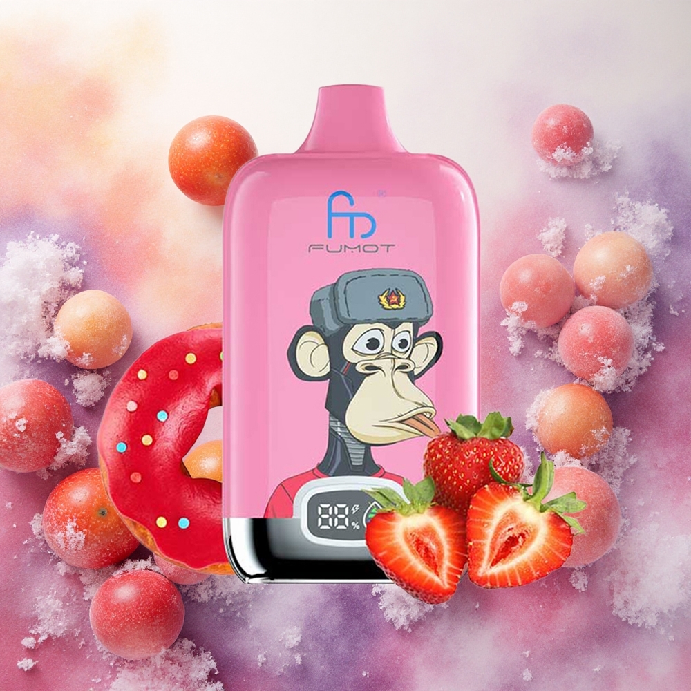 Fumot Tornado Digital Box 12000 Puffs Vape Descartável Gelo Refrescante com Bateria Recarregável 550mAh Atacado Brasileiro