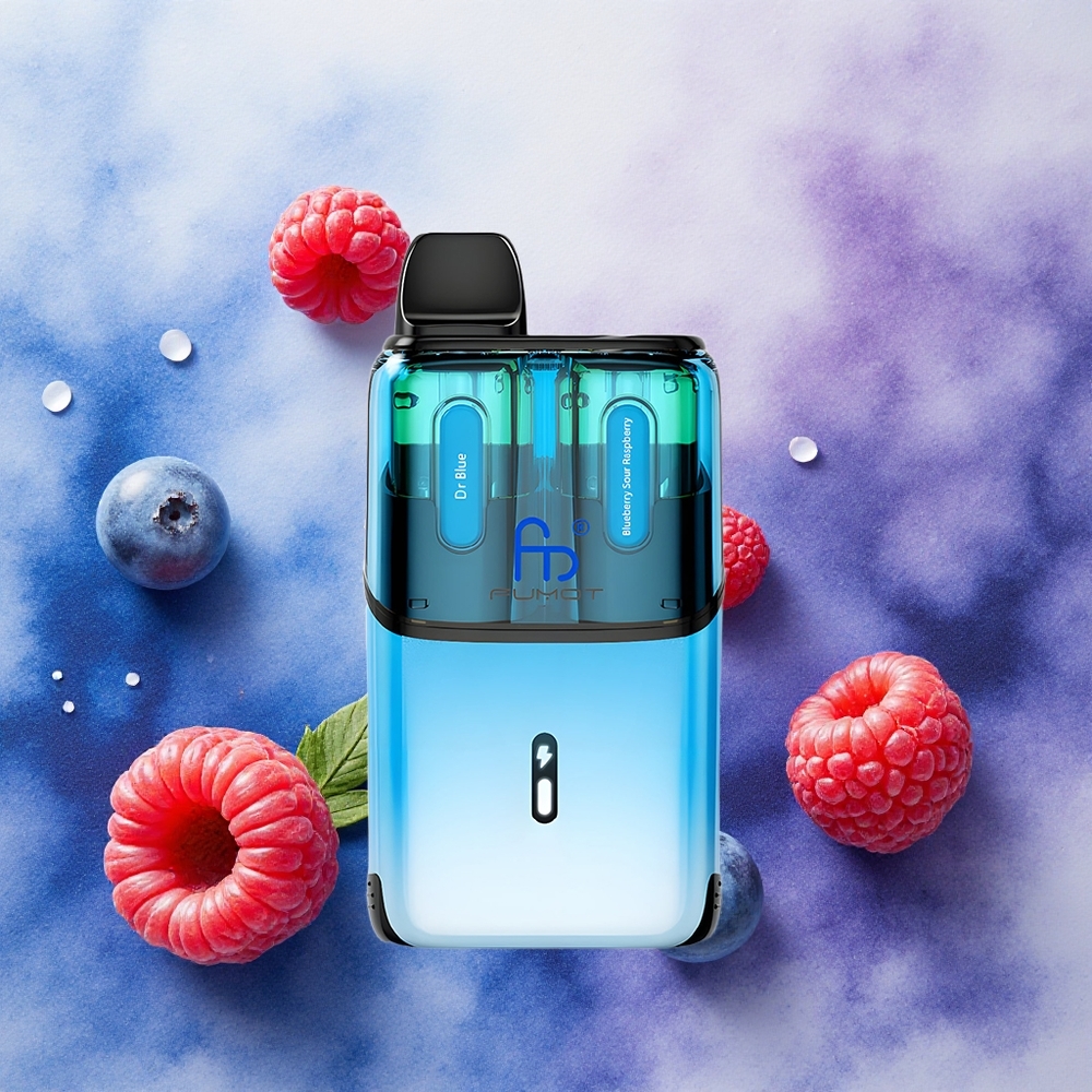 Fumot Ultra T32000 Dr Azul - Mirtilo Framboesa Azeda, 24ml Tipo-C Carregamento Rápido atacado brasileiro