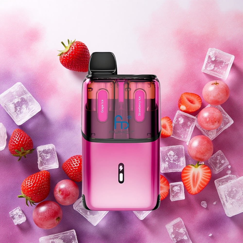 Fumot Ultra T32000 Vape Descartável Gelo Uva - Gelo Morango, 24ml 800mAh, atacado brasileiro
