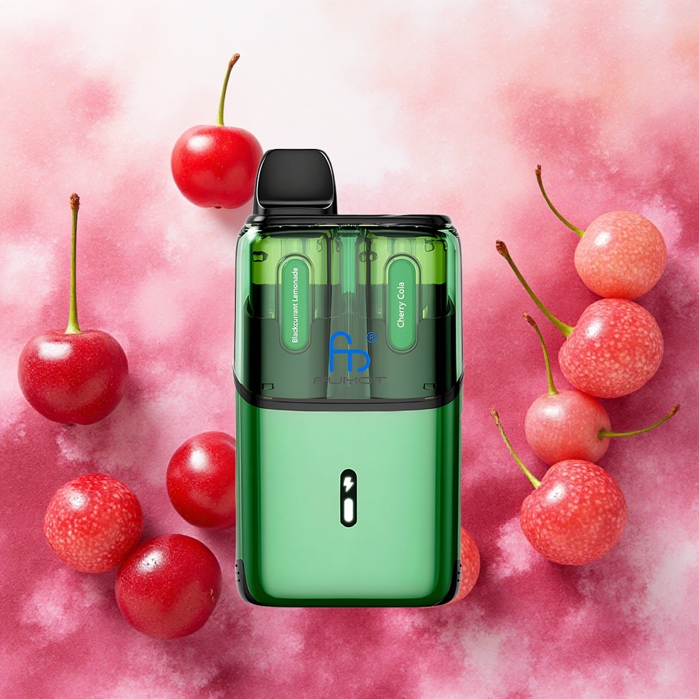 Fumot Ultra T32000 Vape Descartável Groselha Limonada - Cereja Cola com Bateria 800mAh e Carregamento Tipo-C Rápido atacado brasileiro