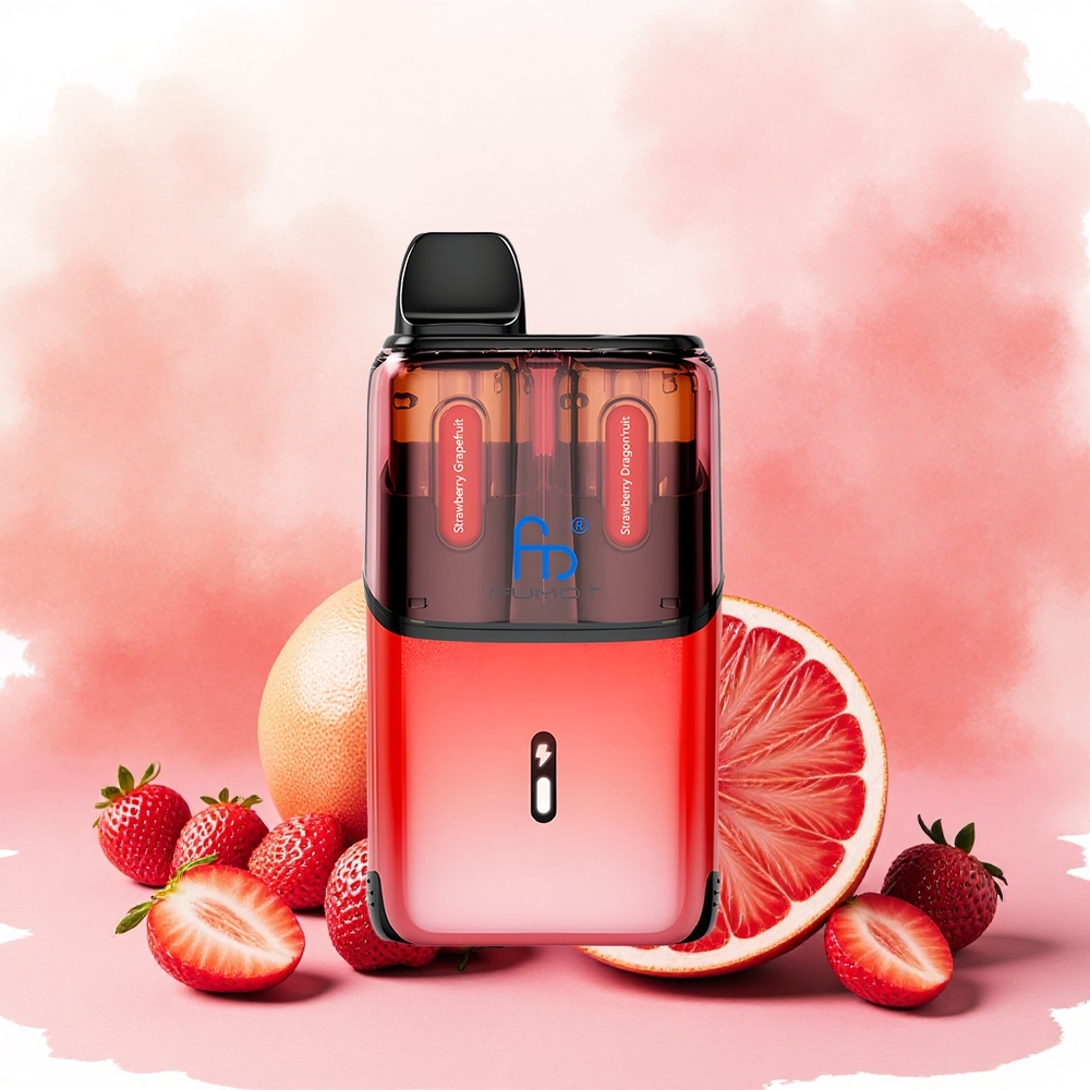 Fumot Ultra T32000 Vape Descartável Morango Toranja - Morango Pitaya atacado brasileiro