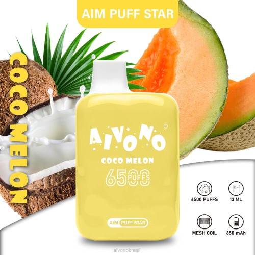 Aivono AIM PUFF STAR 6500 cocomelon 086J297 - Aivono Vape