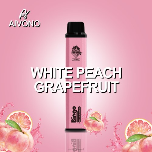 Aivono AIM BINGO 4000 toranja pêssego branco 086J134 - Aivono Brasil